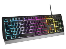 Klawiatura przewodowa Genesis Rhod 300 RGB Gaming czarna Genesis