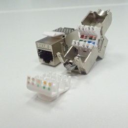 Moduł keystone Jack RJ45 kat. 6A FTP, beznarzędziowy Netrack NETRACK