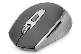 Mysz bezprzewodowa DIGITUS optyczna 1600 DPI 6 przycisków 2,4 GHz, czarno-szara Digitus