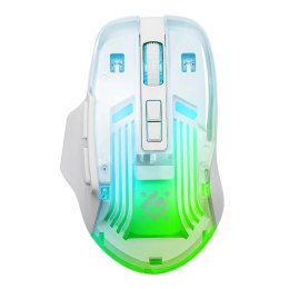 Mysz bezprzewodowa Defender ASTRO ELITE GM-056 optyczna 3200dpi biała RGB AKUMULATOR 7 przycisków Gaming Defender