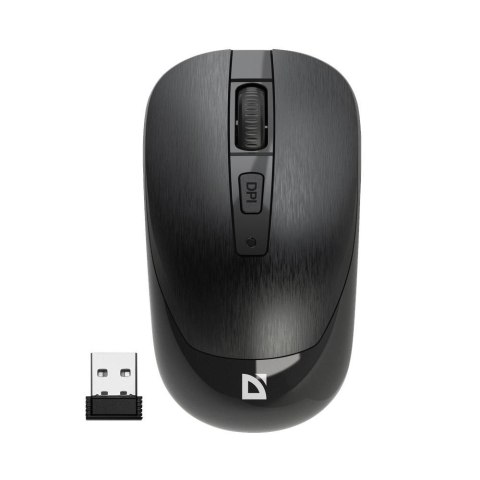 Mysz bezprzewodowa Defender WAVE MM-995 optyczna bezklikowa silent 1600dpi czarna Defender Mysz bezprzewodowa Defender WAVE MM-995 optyczna bezklikowa silent 1600dpi czarna Defender