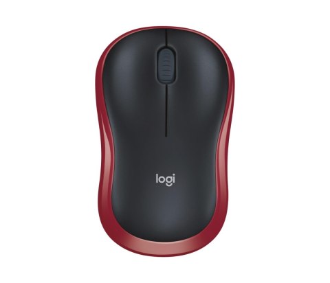 Mysz bezprzewodowa Logitech M185 optyczna czarno-czerwona LOGITECH
