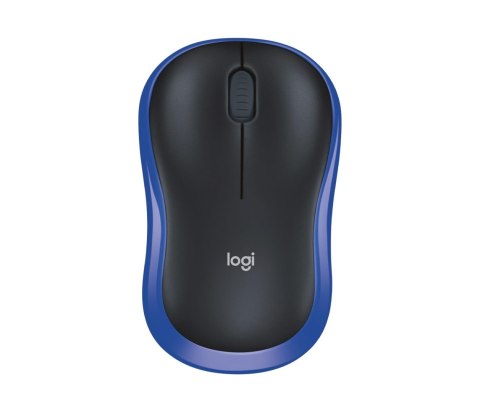 Mysz bezprzewodowa Logitech M185 optyczna czarno-niebieska LOGITECH