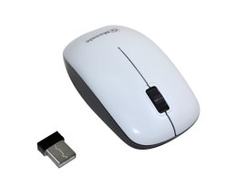 Mysz bezprzewodowa Msonic MX707W optyczna 3 przyciski 1000dpi biało-czarna Msonic