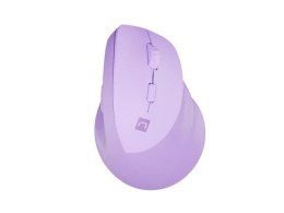 Mysz bezprzewodowa Natec Crake 2 Bluetooth 5.2 + 2.4GHz 2400DPI wertykalna pure lavender Natec