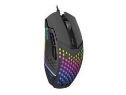 Mysz przewodowa Fury Battler optyczna Gaming 6400 DPI czarna Fury