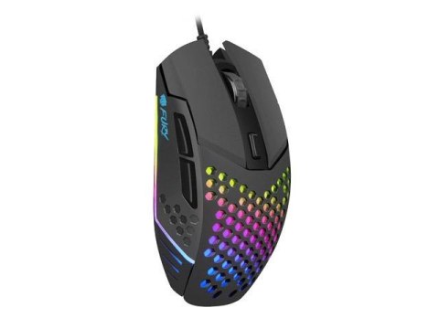 Mysz przewodowa Fury Battler optyczna Gaming 6400 DPI czarna Fury Mysz przewodowa Fury Battler optyczna Gaming 6400 DPI czarna Fury
