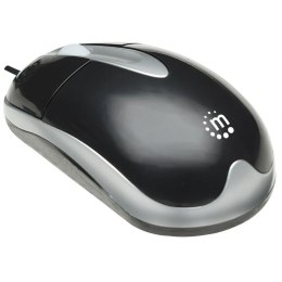 Mysz przewodowa Manhattan 1000dpi USB czarna Manhattan