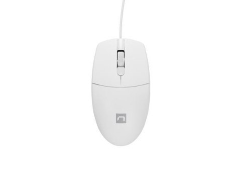 Mysz przewodowa Natec RUFF 2 1000 DPI biała Natec Mysz przewodowa Natec RUFF 2 1000 DPI biała Natec