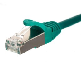 Patchcord RJ45, Netrack osłonka zalewana, kat. 5e FTP/STP, 5m zielony NETRACK