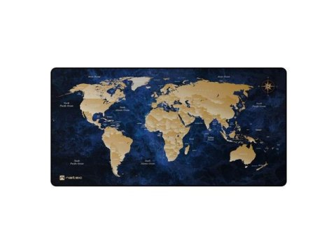 Podkładka pod mysz Natec World Deep Blue 800x400mm Natec Podkładka pod mysz Natec World Deep Blue 800x400mm Natec