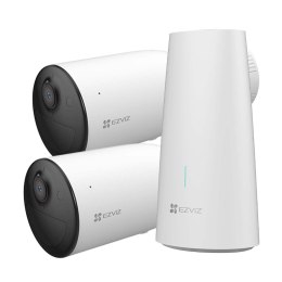 Zestaw Ezviz HB3-Halow kit: dwie kamery bateryjne CS-HB3-B2 ze stacją bazową EZVIZ