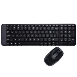 Zestaw bezprzewodowy klawiatura + mysz Logitech MK220 czarny LOGITECH