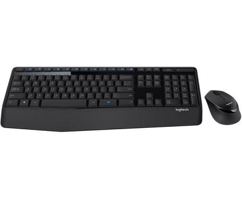 Zestaw bezprzewodowy klawiatura + mysz Logitech Wireless Combo MK345 czarny LOGITECH Zestaw bezprzewodowy klawiatura + mysz Logitech Wireless Combo MK345 czarny LOGITECH