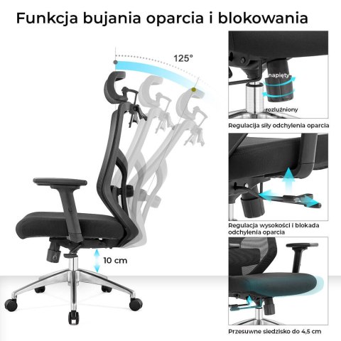 Fotel biurowy ergonomiczny Rosa czerwony ANGEL ANGEL Fotel biurowy ergonomiczny Rosa czerwony ANGEL ANGEL