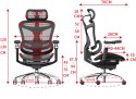 Fotel ergonomiczny ANGEL biurowy kosmO ANGEL