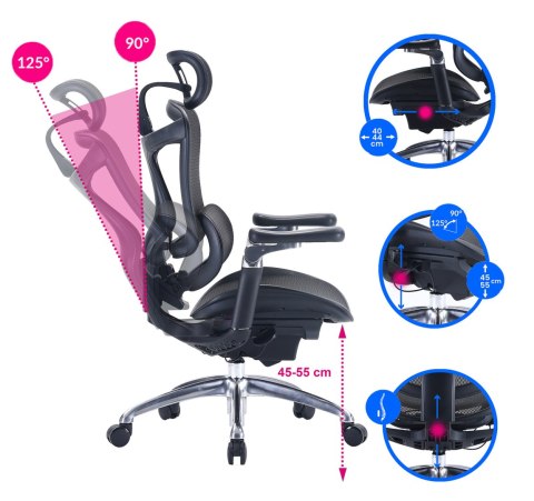 Fotel ergonomiczny ANGEL biurowy kosmO ANGEL Fotel ergonomiczny ANGEL biurowy kosmO ANGEL