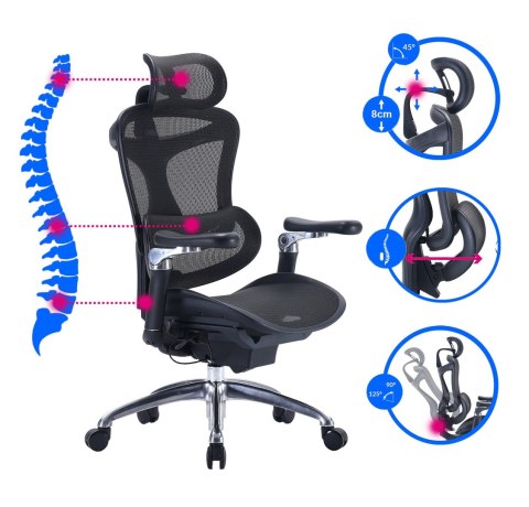 Fotel ergonomiczny ANGEL biurowy kosmO ANGEL Fotel ergonomiczny ANGEL biurowy kosmO ANGEL