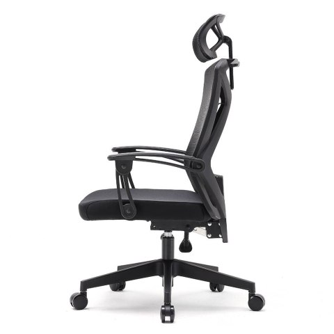Fotel ergonomiczny ANGEL biurowy obrotowy Spino czarny ANGEL Fotel ergonomiczny ANGEL biurowy obrotowy Spino czarny ANGEL