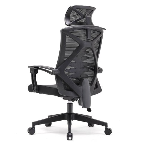 Fotel ergonomiczny ANGEL biurowy obrotowy Spino czarny ANGEL Fotel ergonomiczny ANGEL biurowy obrotowy Spino czarny ANGEL