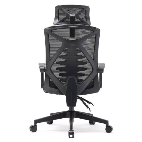 Fotel ergonomiczny ANGEL biurowy obrotowy Spino czarny ANGEL Fotel ergonomiczny ANGEL biurowy obrotowy Spino czarny ANGEL