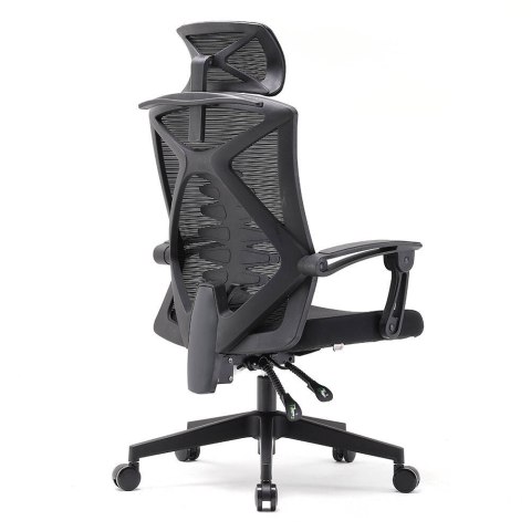 Fotel ergonomiczny ANGEL biurowy obrotowy Spino czarny ANGEL Fotel ergonomiczny ANGEL biurowy obrotowy Spino czarny ANGEL