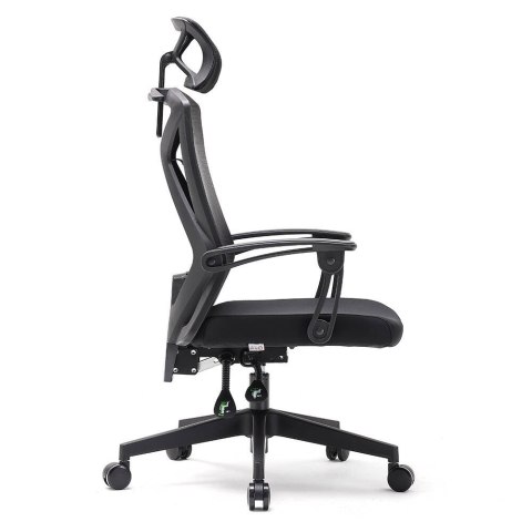 Fotel ergonomiczny ANGEL biurowy obrotowy Spino czarny ANGEL Fotel ergonomiczny ANGEL biurowy obrotowy Spino czarny ANGEL
