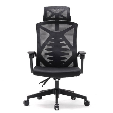 Fotel ergonomiczny ANGEL biurowy obrotowy Spino czarny ANGEL Fotel ergonomiczny ANGEL biurowy obrotowy Spino czarny ANGEL
