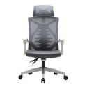 Fotel ergonomiczny ANGEL biurowy obrotowy Spino szary ANGEL