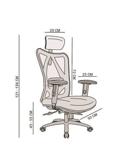 Fotel ergonomiczny ANGEL biurowy obrotowy eurOpa ANGEL Fotel ergonomiczny ANGEL biurowy obrotowy eurOpa ANGEL