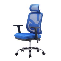 Fotel ergonomiczny ANGEL biurowy obrotowy jOkasta Niebieska ANGEL