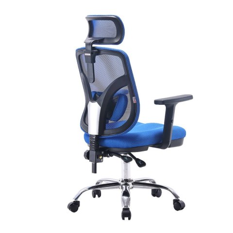 Fotel ergonomiczny ANGEL biurowy obrotowy jOkasta Niebieska ANGEL Fotel ergonomiczny ANGEL biurowy obrotowy jOkasta Niebieska ANGEL