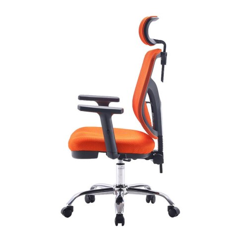 Fotel ergonomiczny ANGEL biurowy obrotowy jOkasta Pomarańczowa ANGEL Fotel ergonomiczny ANGEL biurowy obrotowy jOkasta Pomarańczowa ANGEL