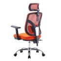 Fotel ergonomiczny ANGEL biurowy obrotowy jOkasta Pomarańczowa ANGEL