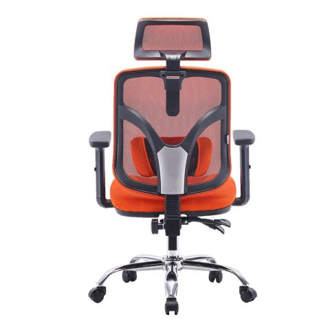 Fotel ergonomiczny ANGEL biurowy obrotowy jOkasta Pomarańczowa ANGEL Fotel ergonomiczny ANGEL biurowy obrotowy jOkasta Pomarańczowa ANGEL