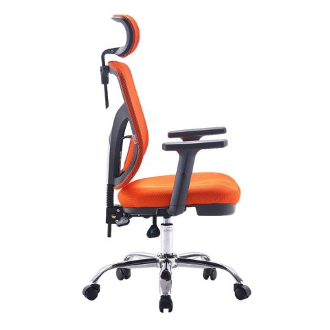 Fotel ergonomiczny ANGEL biurowy obrotowy jOkasta Pomarańczowa ANGEL Fotel ergonomiczny ANGEL biurowy obrotowy jOkasta Pomarańczowa ANGEL