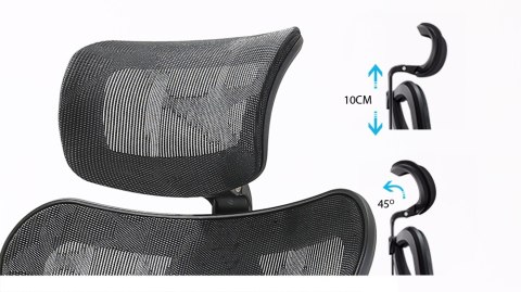 Fotel ergonomiczny ANGEL biurowy obrotowy kalistO Grafitowy ANGEL Fotel ergonomiczny ANGEL biurowy obrotowy kalistO Grafitowy ANGEL