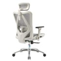 Fotel ergonomiczny ANGEL biurowy obrotowy kalistO szary ANGEL