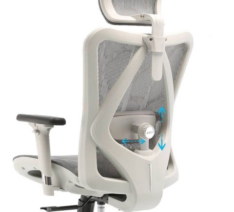 Fotel ergonomiczny ANGEL biurowy obrotowy kalistO szary ANGEL Fotel ergonomiczny ANGEL biurowy obrotowy kalistO szary ANGEL
