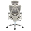 Fotel ergonomiczny ANGEL biurowy obrotowy kalistO szary ANGEL