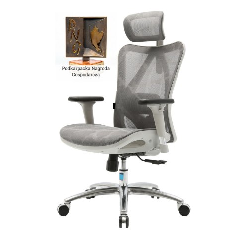 Fotel ergonomiczny ANGEL biurowy obrotowy kalistO szary ANGEL Fotel ergonomiczny ANGEL biurowy obrotowy kalistO szary ANGEL