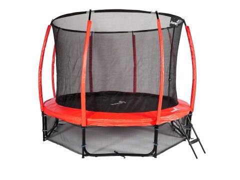 Trampolina Ogrodowa Jumpi 374cm/12FT Maxy Comfort Plus Czerwona Z Wewnętrzną Siatką Jumpi Trampolina Ogrodowa Jumpi 374cm/12FT Maxy Comfort Plus Czerwona Z Wewnętrzną Siatką Jumpi
