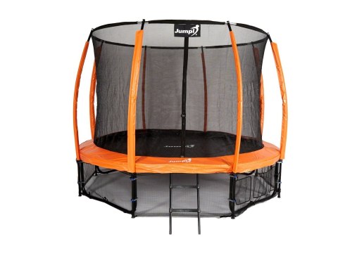Trampolina Ogrodowa Jumpi 374cm/12FT Maxy Comfort Plus Pomarańczowa Z Wewnętrzną Siatką Jumpi Trampolina Ogrodowa Jumpi 374cm/12FT Maxy Comfort Plus Pomarańczowa Z Wewnętrzną Siatką Jumpi
