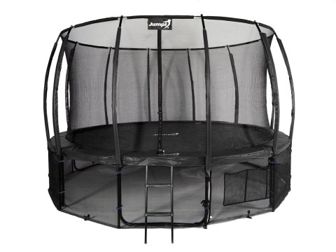 Trampolina Ogrodowa Jumpi 435cm/14FT Maxy Comfort Plus Czarna Z Wewnętrzną Siatką Jumpi Trampolina Ogrodowa Jumpi 435cm/14FT Maxy Comfort Plus Czarna Z Wewnętrzną Siatką Jumpi