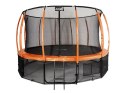 Trampolina Ogrodowa Jumpi 435cm/14FT Maxy Comfort Plus Pomarańczowa Z Wewnętrzną Siatką Jumpi