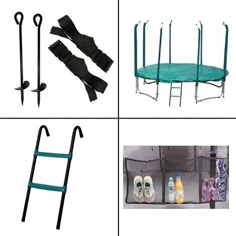 Trampolina Ogrodowa Jumpi 435cm/14FT Maxy Comfort Plus Żółta Z Wewnętrzną Siatką Jumpi Trampolina Ogrodowa Jumpi 435cm/14FT Maxy Comfort Plus Żółta Z Wewnętrzną Siatką Jumpi