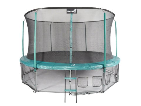 Trampolina Ogrodowa Jumpi 435cm/14FT Maxy Comfort Zielona Z Wewnętrzną Siatką Jumpi Trampolina Ogrodowa Jumpi 435cm/14FT Maxy Comfort Zielona Z Wewnętrzną Siatką Jumpi