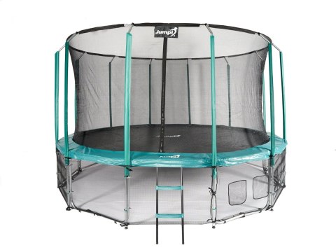 Trampolina Ogrodowa Jumpi 487cm/16FT Maxy Comfort Zielona Z Wewnętrzną Siatką Jumpi Trampolina Ogrodowa Jumpi 487cm/16FT Maxy Comfort Zielona Z Wewnętrzną Siatką Jumpi
