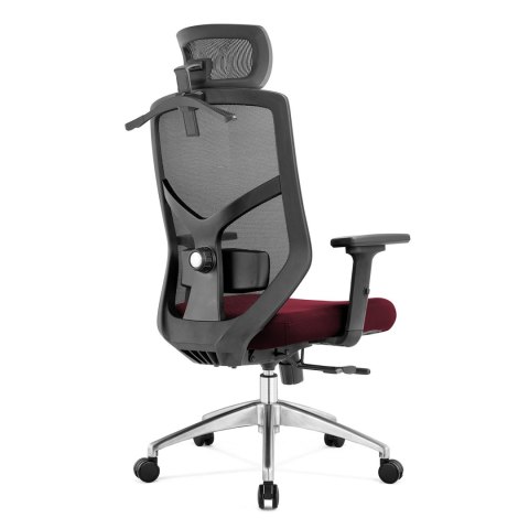 Fotel biurowy ergonomiczny Rosa bordowy ANGEL ANGEL Fotel biurowy ergonomiczny Rosa bordowy ANGEL ANGEL