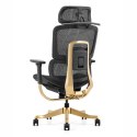 Fotel ergonomiczny ANGEL biurowy obrotowy Glamour Gold ANGEL